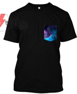 Real Stitched Cosmic Space Galaxy TShirt