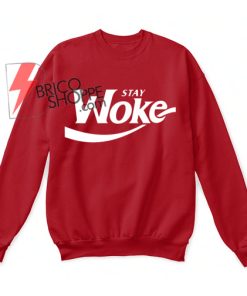 Sta Woke Hanes Unisex Crewneck Sweatshirt