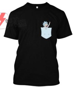 Tiny Rick Pocket buddy! Tshirt