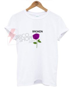Broken purple Rose T-Shirt