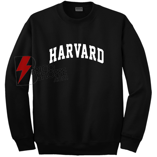 black harvard sweatshirt
