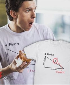 Find X T Shirt Funny Variable Math Test Question T-Shirt - Spiderman from home shirt - Peter Parker Shirt