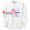 Peach-Ok-Save-Quit-Japanese-Unisex-Sweatshirts