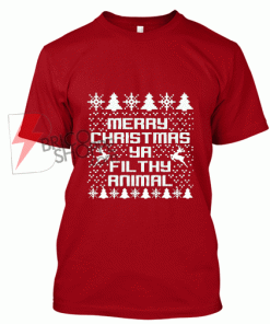 Merry Christmas Ya Filthy Animal - Shirt Home Alone T-Shirt