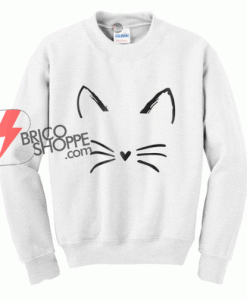 Cute Cat Sweatshirt On Sale