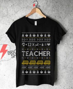 Teacher-Ugly-Christmas-sweater-Teachers-Xmas-Gift-Maternity-Shirt