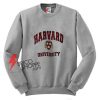 Harvard white Logo Sweatshirt On Sale