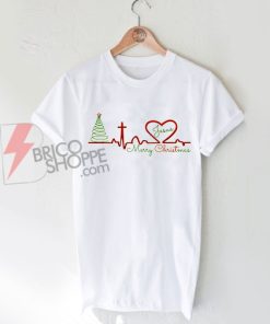 Xmas Heartbeat T-Shirts On Sale
