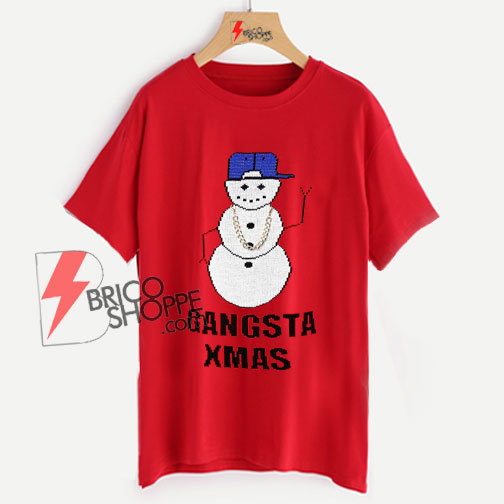 Gangsta Xmas Shirt On Sale
