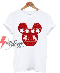 Disney Mickey Mouse Ugly Christmas Shirt On Sale