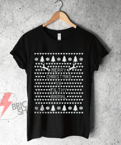 merry_christmas_ya_filthy_animal_T-Shirt