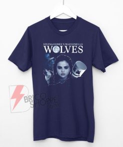 wolves-selena-gomez-marshmello-Shirt-On-Sale