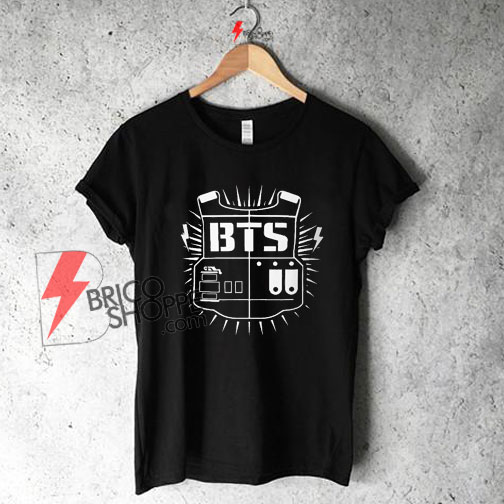 bts shirt logo