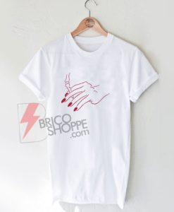 Hand With Smoke art Shirt On Sale