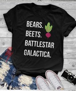 Bears Beets Battlestar Galactica Unisex adult T-shirt On Sale