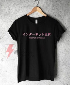 INTERNET PRINCESS - crop top, kawaii, cosplay, anime, pastel goth t-shirt, tumblr shirt