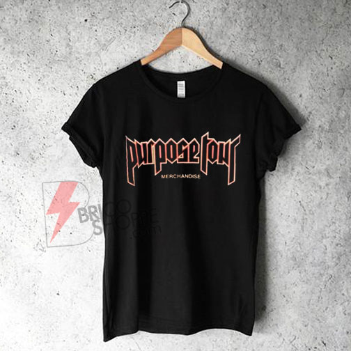 Purpose Tour Merchandise T-Shirt On Sale