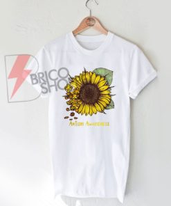 Autism awareness sunflower shirt