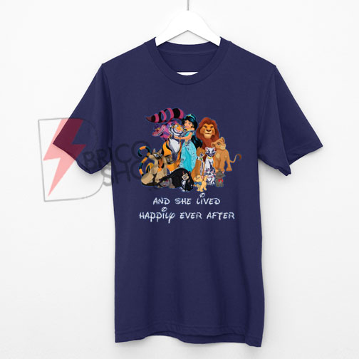 Disney shirt - And She Lived Happily Ever After T-Shirts On Sale