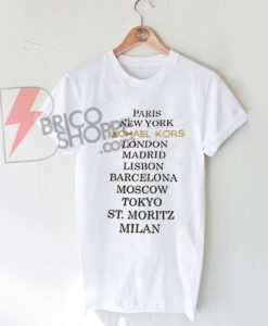 Michael Kors White Mk Tee Shirt On Sale