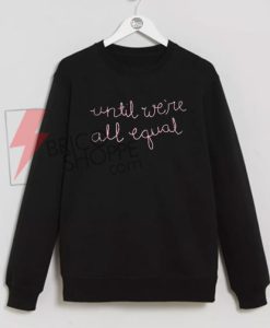 Until Were All Equal Sweatshirt On Sale