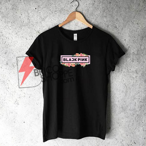 BLACK-PINK-logo-Shirt-On-Sale