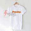 Peachy Shirt, Peach T-shirt, Fashion Tee, Tumblr Shirt, Peachy Tee On Sale