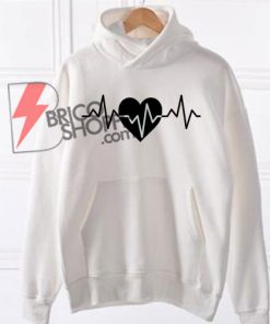 Heart pulse hoodie on sale