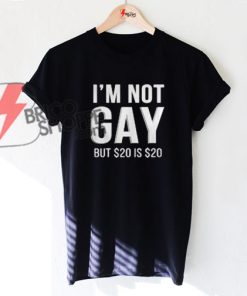 I’m not gay but $20 is $20 T-Shirt On Sale