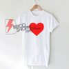 Love heart T-Shirt On Sale