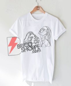 line art woman faces T-Shirt On Sale