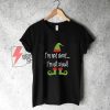 I'M NOT SHORT I'M ELF SIZED Funny Christmas T-Shirt On Sale