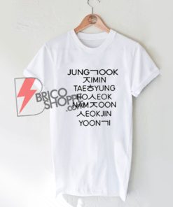 Jung Kook Korean Style Shirts T shirt unisex. Jung Kook Korean T-Shirt On Sale - K-Pop Shirt On Sale