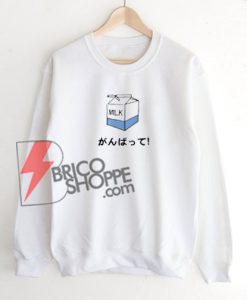 Milk Japanese Sweatshirt On Sale