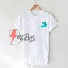 Surf Blue Wave T-Shirt On Sale