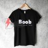 Boob Top View Front View Side View T-Shirt on Sale