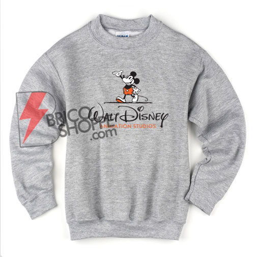 Vintage Walt Disney Animation Sweatshirt – Vintage Mickey Mouse Sweatshirt On Sale