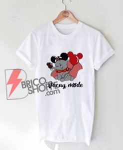 Dumbo Mickey Mouse cream Vacay mode shirt