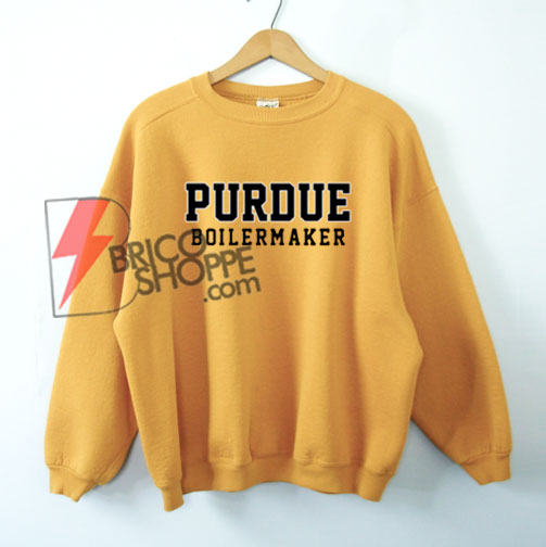 Yellow store purdue sweatshirt