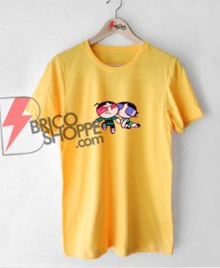 Powerpuff-Girl-Buttercup-Kiss-T-Shirt---Funny-Powerpuff-Shirt-On-Sale