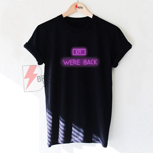 Dolan Twins Shirt We Re Back Dolan Twin T Shirt On Sale Bricoshoppe Com