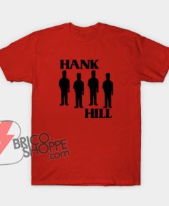 Hank Hill T-Shirt - King Of The Hill Black Flag Parody Shirt