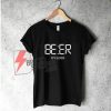 BEER o'clock Shirt - Funny's Beer T-Shirt - Funny's Shirt On Sale