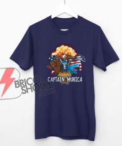 CAPTAIN MURICA Shirt - Funny's Shirt On Sale