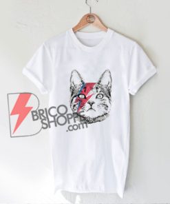 David Bowie Cat Tee - Funny Cat Lover Shirt - Funny's Shirt On Sale
