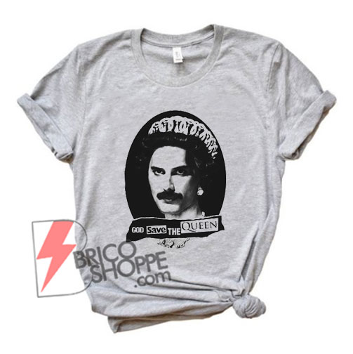 god save the queen freddie mercury t shirt
