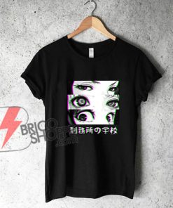 Prison Eyes Anime Eyes Waifu Material Shirt - JAPANESE ANIME AESTHETIC Shirt - Funny's Shirt On Sale