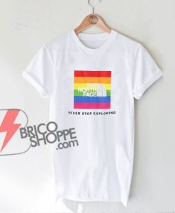 THE NORTH FACE RAINBOW T-Shirt - Funny's Shirt On Sale