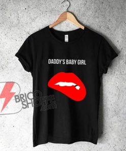 Daddy's-Baby-Girl-T-shirt-Cool-Hipster-Grunge-Teen-Tee-Daddy-Little-Girl
