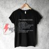 The Dress Code T-Shirt - Funny's Shirt On Sale
